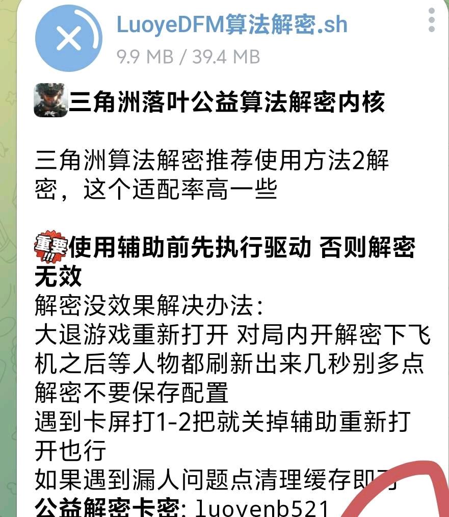 ❤️三角洲落叶公益算法解密内核功能截图1
