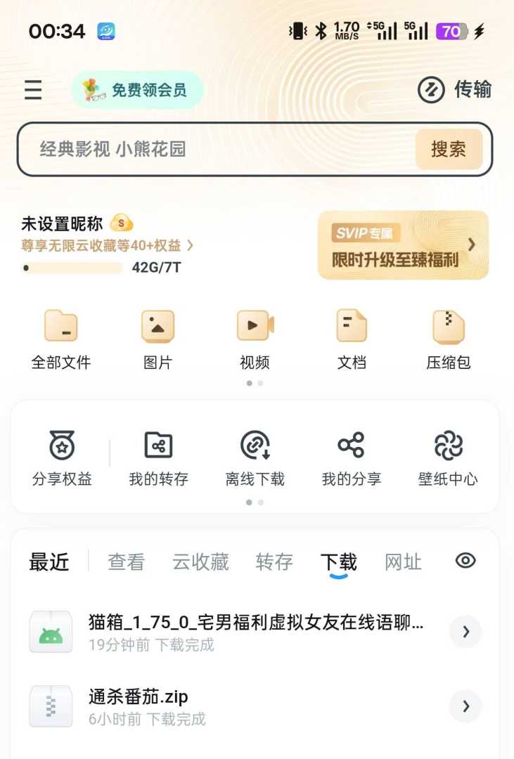uc 浏览器解锁网盘 vip 会员不限速下载 - 帖子图片1