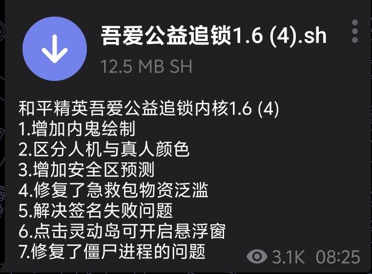 和平精英吾爱公益追锁内核1.6 (4) - 帖子图片1