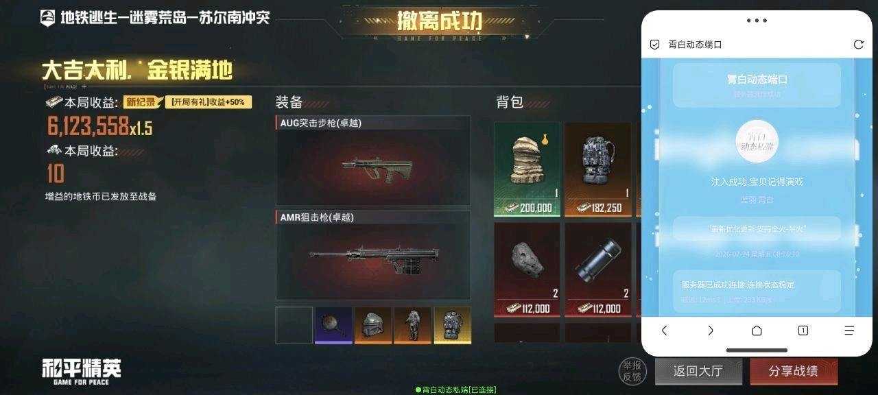 和平精英霄白动态公益私端【回归】功能截图1