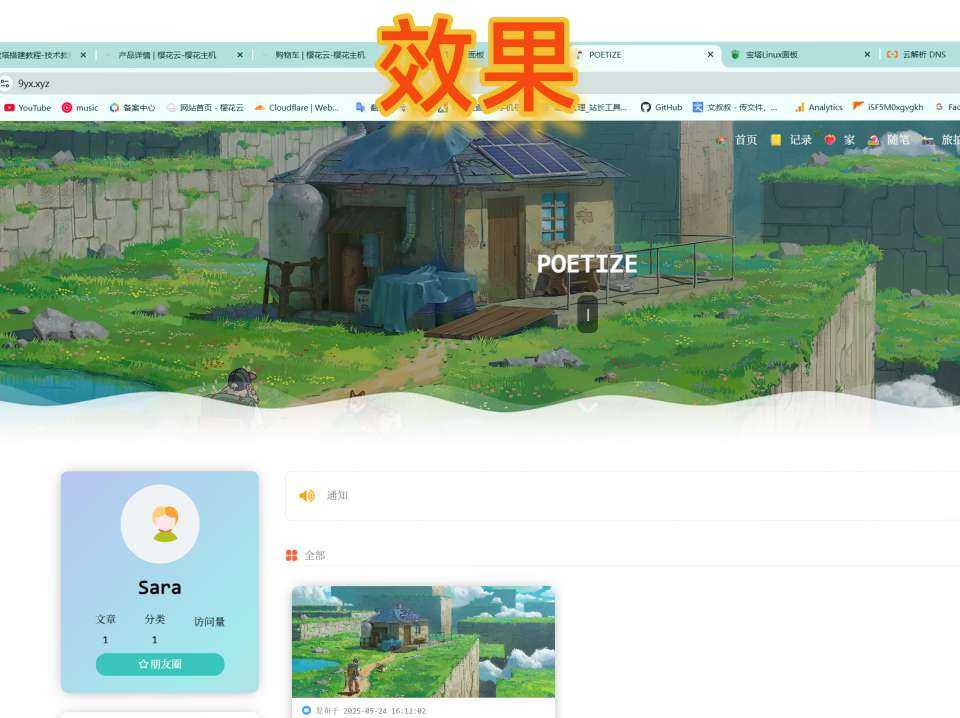 （附带源码）最美博客poetize搭建教程 - 帖子图片1