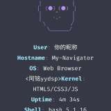终端个人导航源码 - 帖子图片2